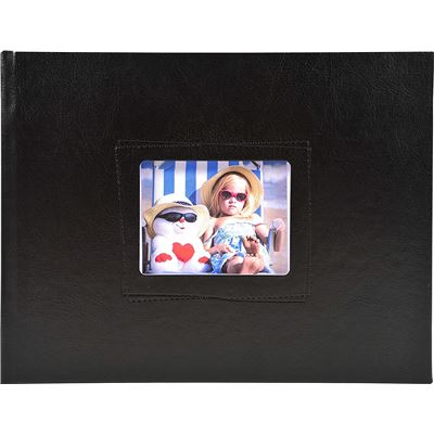 Exacompta 11320E Softissimo Album Photos Livre de 30 Pages Noir/Blanc 28,5 x 22 cm