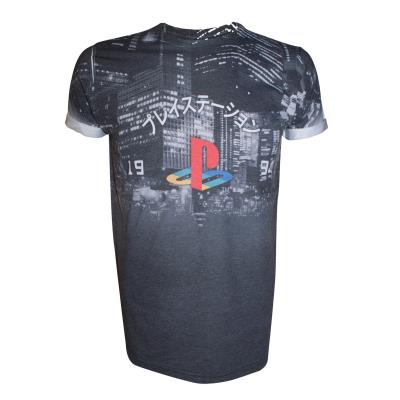 Sony PlayStation - T-Shirt City Landscape (S)