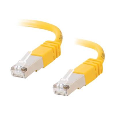 C2G Cat5e Booted Shielded (STP) Network Patch Cable - verbindingskabel - 3 m - geel
