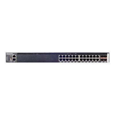 Lenovo RackSwitch G7028 - switch - 24 poorten - Beheerd - rack-uitvoering