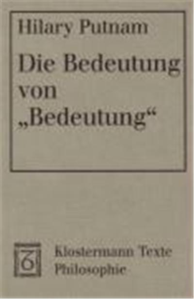 Die Bedeutung von Bedeutung