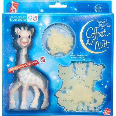 Coffret de nuit Sophie La girafe modéle garçon