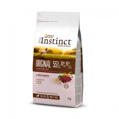 True instinct - chien adulte mini - original à l'agneau - 2 kg