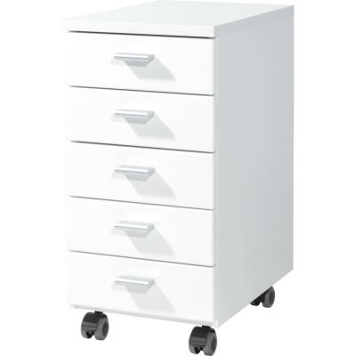 Germania Classeur à roulettes Blanc 4099-84