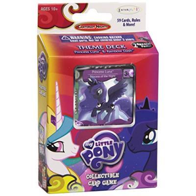 Jeu de cartes à collectionner motif my little pony canterlot nuits starter (unité)