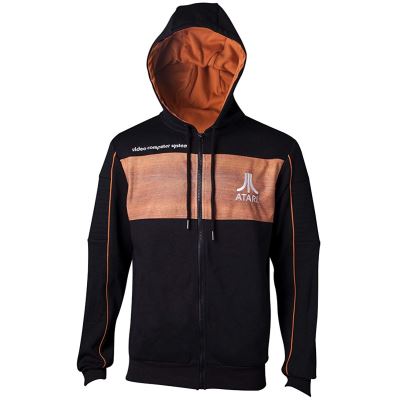Atari Men's 2600 Logo Full Length Zipper Hoodie, Veste à Capuche Homme