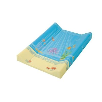 ROTHO BABYDESIGN - 20099012576 - MATELAS À LANGER BORD LUXE - SÉRIGRAPHIE - GAMME OCÉAN - 70 X 49,5 X 6,5 CM