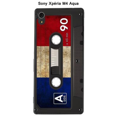 Coque Sony Xpéria M4 Aqua - K7 couleur France
