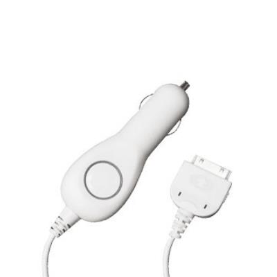 Chargeur allume cigare pour iPhone 3G et iPod Blan