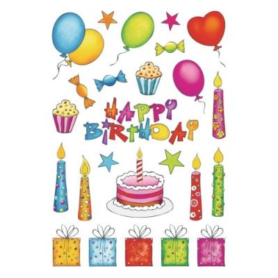 Herma sticker decor geburtstag, beglimmert 3363