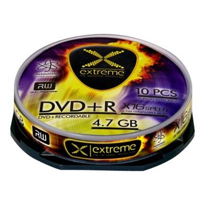 Extreme - DVD+R x 10 - 4.7 GB - opslagmedia