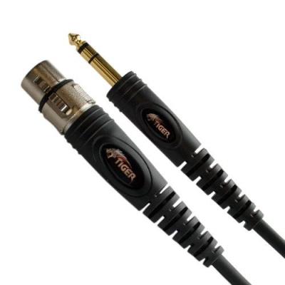 Tiger Mic6-10 Câble Xlr Femelle / Jack 6.3Mm Bronze - 10M