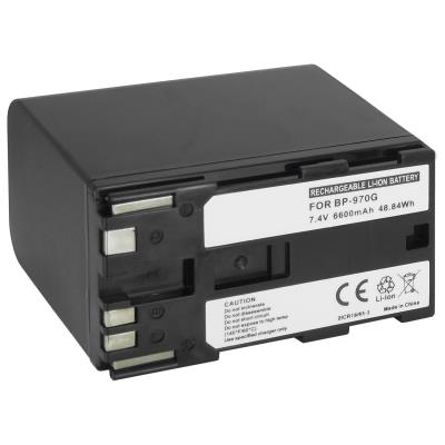 Batterie BP-970G pour Canon EOS C100 Mark II / Canon GL2 // Canon XF100, XF105, XF200, XF205, XF300, XF305 / Canon XH A1, XH G1, XL H1A, XL1, XL1S, XL2, XM2