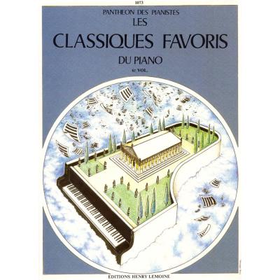 Partitions classique LEMOINE CLASSIQUES FAVORIS VOL.6 - PIANO Piano