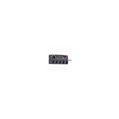Multiprise - Logo -  parasurtenseur 3 m 5+1 sockets LED indication