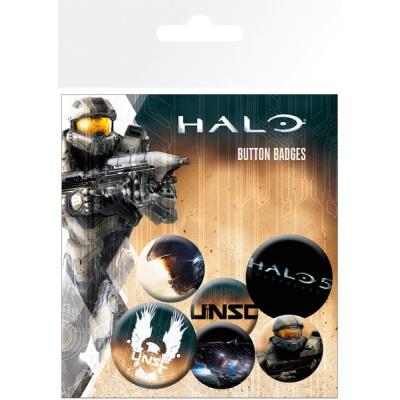 Halo 5 - Pack 6 badges Mix
