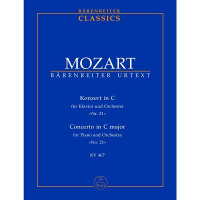 Partitions classique BARENREITER TASCHENPARTITUREN MOZART W.A. - CONCERTO N°21 POUR PIANO KV467 EN DO MAJEUR - CONDUCTEUR POCHE Format poche