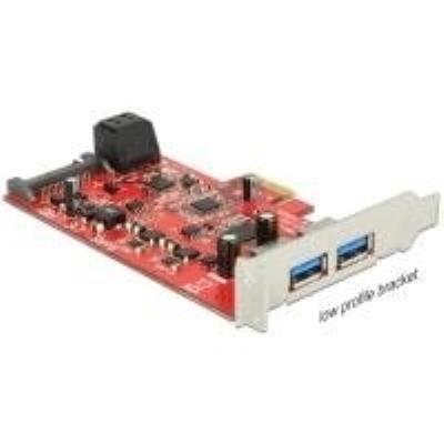 Delock 89389 Carte contrôleur USB 3.0 PCIe avec équerre de slot Low Profile