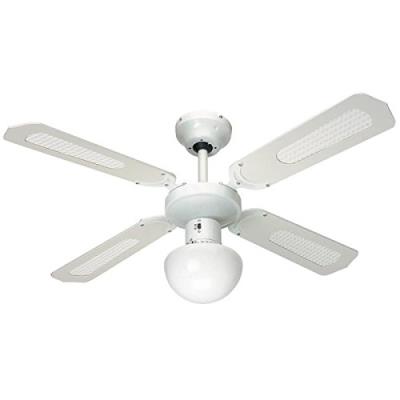 Farelek bali ventilateur de plafond 107 cm blanc