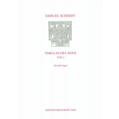 Partitions classique EDITION BREITKOPF SCHEIDT S. - TABULATURA NOVA, TEIL 1 - ORGUE Orgue