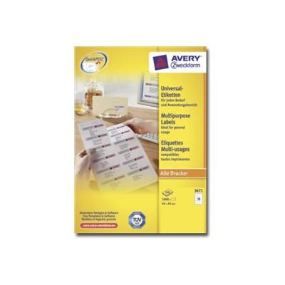 Avery - etiketten - 1800 stuks