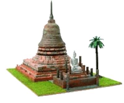 Maquette pagode bouddhiste domus kits