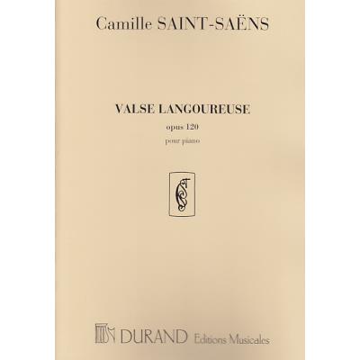 Partitions classique DURAND SAINT-SAËNS C. - VALSE LANGOUREUSE OP. 120 - PIANO Piano