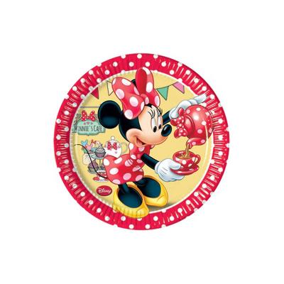 8 Petites assiettes Minnie café 20 cm