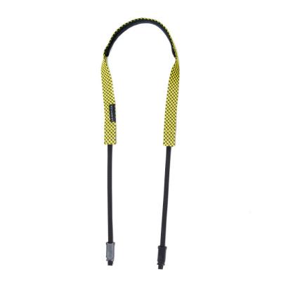 Check Strap Camée Gris / Jaune