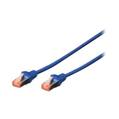 DIGITUS Patch Cable - verbindingskabel - 3 m - blauw, RAL 5017