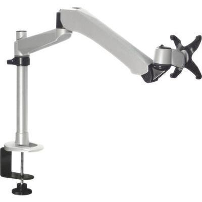 Support de table pour écran xergo 10 - 27 inclinable + pivotable, rotatif noir argent