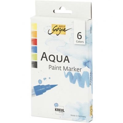 KREUL marqueurs à peinture Solo Goya Aqua 6 pièces