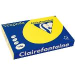 Paquet De 25 Feuilles Papier Affiche Fluo Clairefontaine 90g - Vert 60x80cm