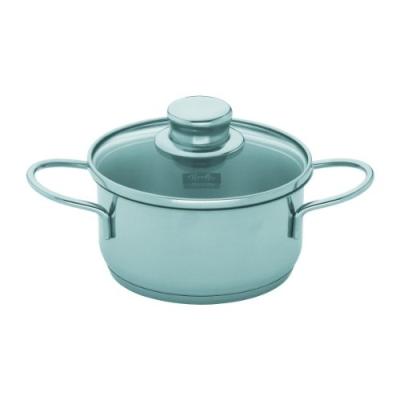 FISSLER HÄPPCHEN MARMITE AVEC COUVERCLE EN VERRE 14 CM, 1 L