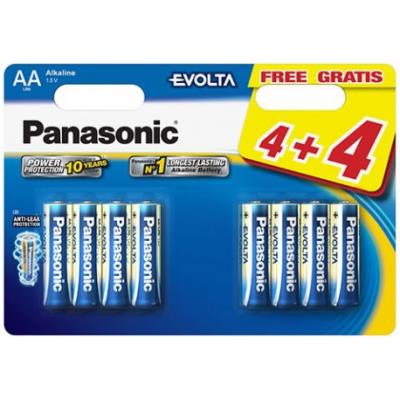 8 Piles Evolta LR06 4+4 gratuites