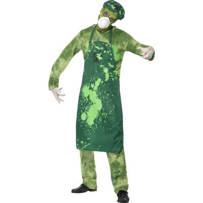 Déguisement zombie chercheur nucléaire homme Halloween  Large