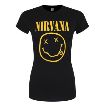 t shirt nirvana femme