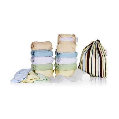 LOT 10 COUCHES LAVABLES POP IN BAMBOU PASTEL