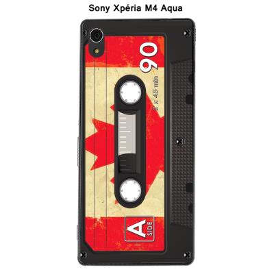 Coque Sony Xpéria M4 Aqua - K7 couleur Canada