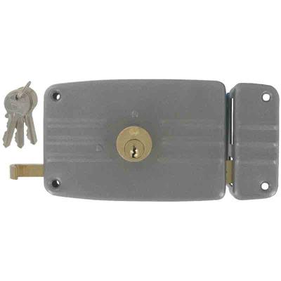 VACHETTE Serrure en applique , axe 70 mm, &agrave; tirage, ouverture &agrave; droite