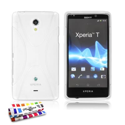 Coque Souple ORIGINALE Ultra Fine Transparent , Le X, Premium de MUZZANO pour SONY LT30