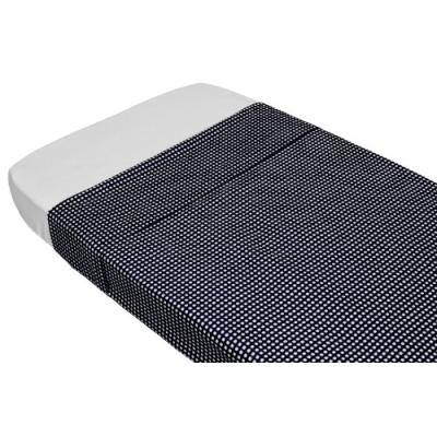 taftan - drap de lit vichy noir (100 x 80 cm) - noir