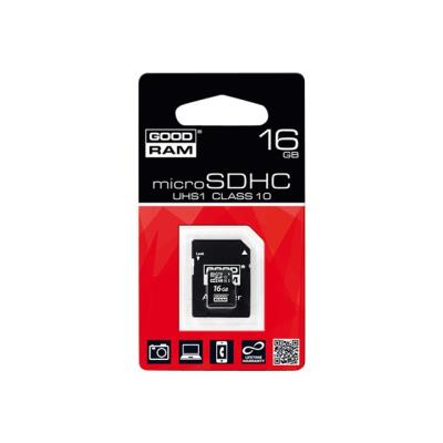 GOODRAM - flashgeheugenkaart - 16 GB - microSDHC