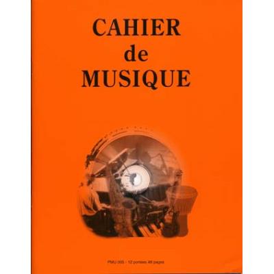 Librairie, papeterie, dvd... ID MUSIC CAHIER 12 PORTEES Cahier de musique