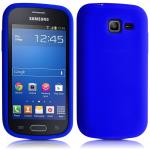 Étui en Silicone Bleu pour Samsung Galaxy Trend Lite
