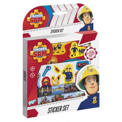 stickers set Pompier Sam 17,5 x 24,5 cm 3 feuilles