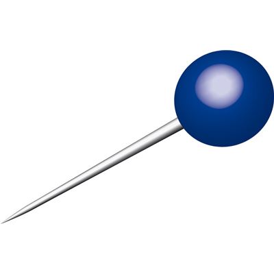 Alco AL-615 Épingle de marqueur 5x16mm Boîte A 100 Pièces Bleu Foncé