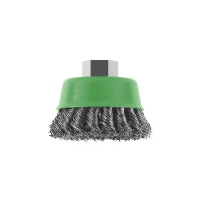 Brosse Boisseau pour Meuleuses Angulaires à Fils Torsadés Inox Ø75 Bosch 2608622060