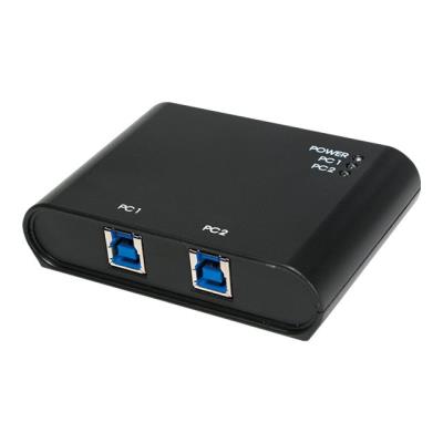 LogiLink USB 3.0 Sharing Switch - gedeelde switch voor USB-randapparatuur - 2 poorten