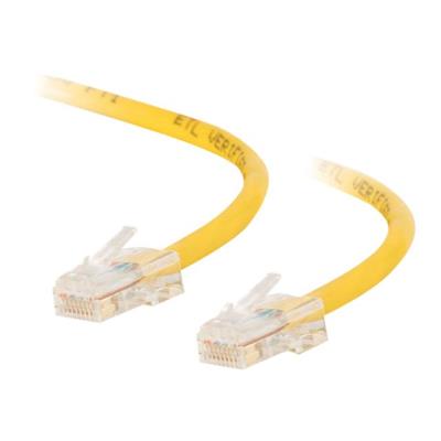 C2G Cat5e Non-Booted Unshielded (UTP) Network Crossover Patch Cable - kruiskabel - 50 cm - geel